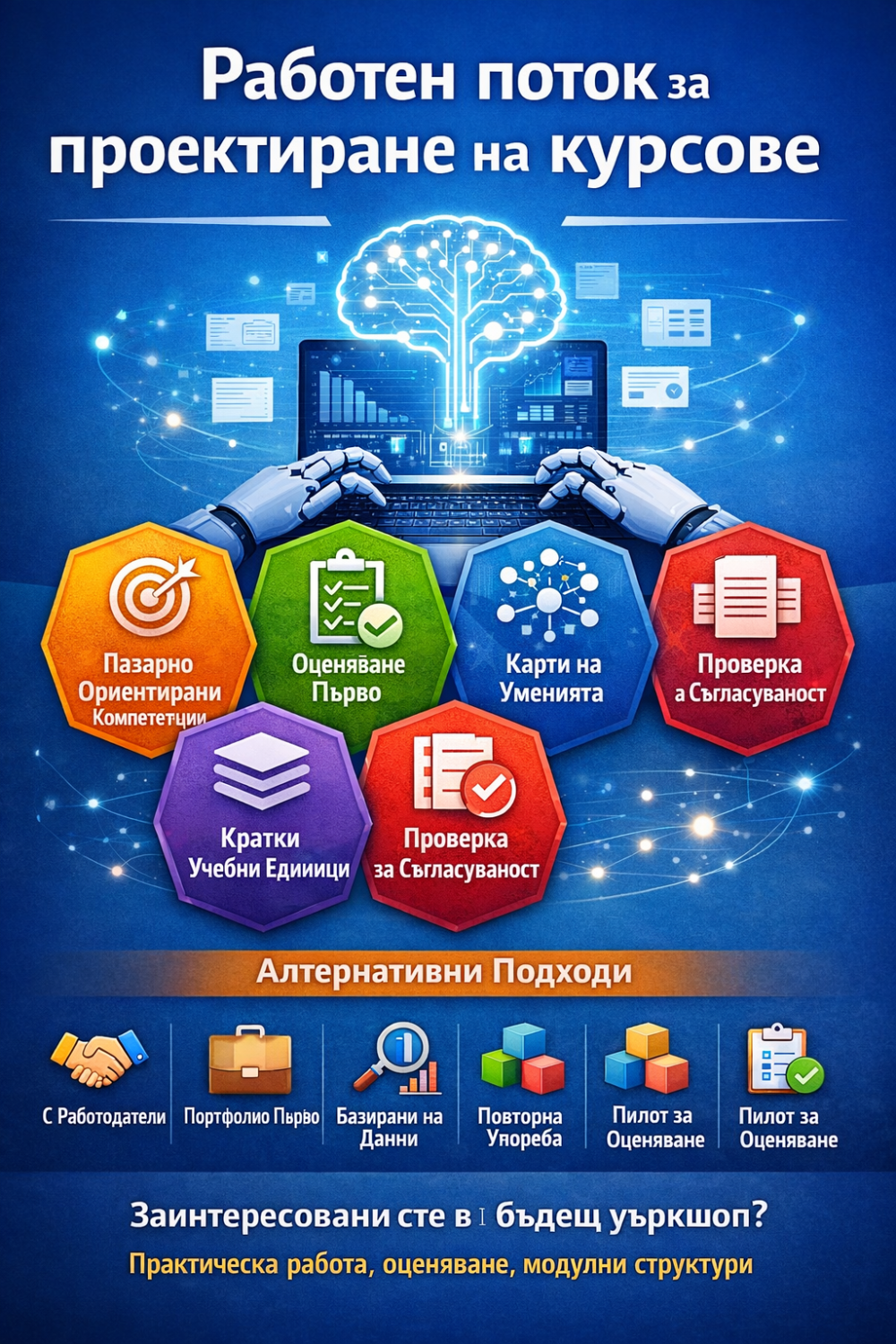Работен поток за проектиране на курсове