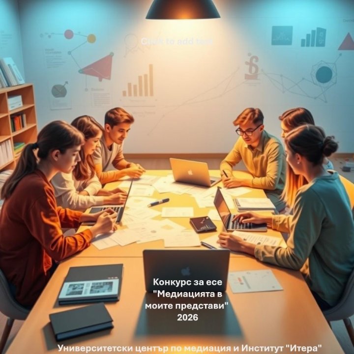 Конкурс за есе "Медиацията в моите представи" 2026