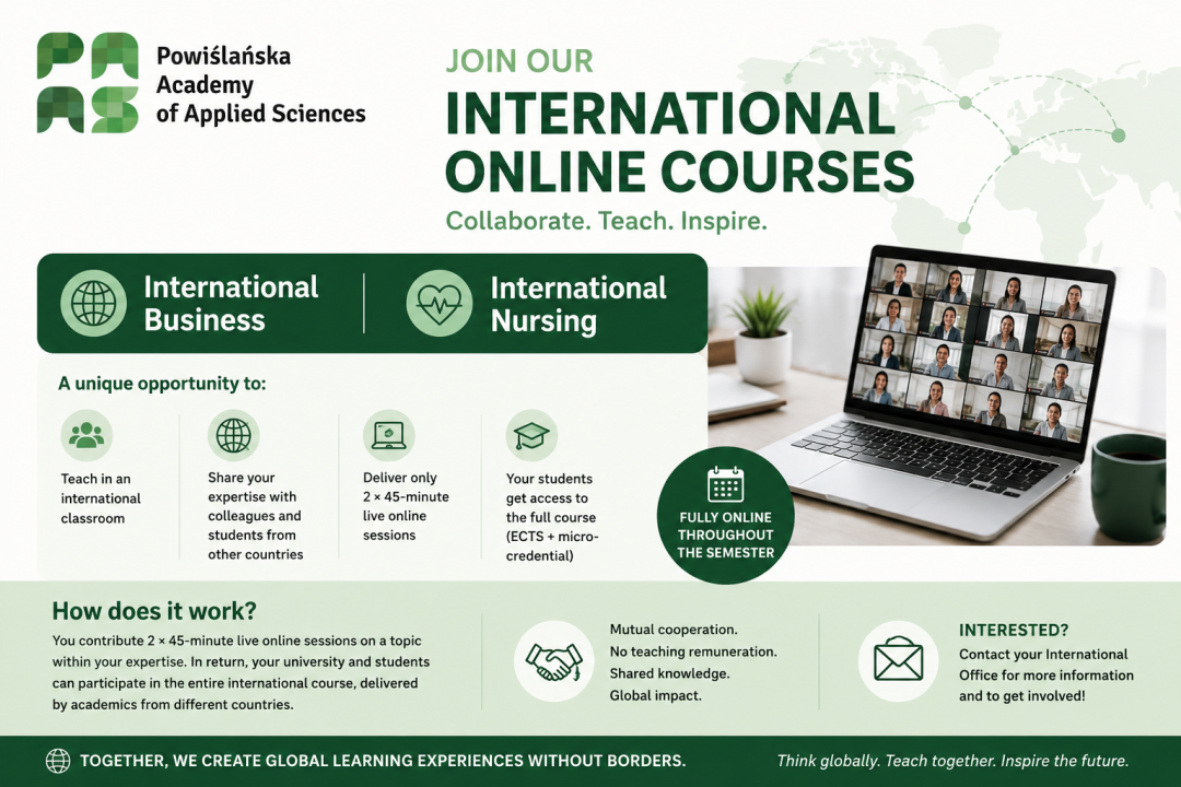 Покана за участие на преподаватели в съвместен международен онлайн курс по „International Bu...