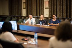 Участници в предприемаческото събитие „Innowave preSummit 2021 – Varna Innovation Camp“ от Клуж-Напока гостуваха в ИУ – Варна 