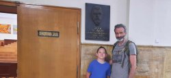Наследници на първия ректор проф. Цани Калянджиев посетиха Икономически университет – Варна 