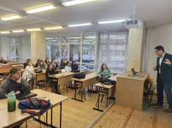Посещение на представител на Университета по приложни науки Сейнайоки в ИУ – Варна 8