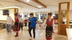 The University of Economics – Varna organizes the traditional Bulgarian evening for incoming students under the Erasmus+ program