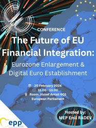 Преподаватели от Икономически университет – Варна участваха в конференция за бъдещето на финансовата интеграция на Европейския съюз в Брюксел