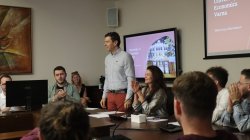 Икономически университет – Варна посреща входящите студенти по програма "Еразъм+" за зимния семестър на академичната 2023/2024 година
