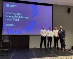 Студенти от Икономически университет – Варна са победители в тазгодишното състезание CFA Institute Research Challenge, 23 февруари 2024 г.