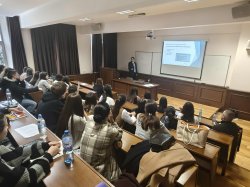 Благовест Маламов с участие в инициативата "Практиката в образованието" на катедра "Финанси" 1